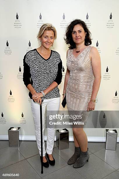 Martha Lane Fox and Shortlisted author Kamila Shamsie enjoy the Baileys Women's Prize for Fiction Shortlist party at The Magazine restaurant,...