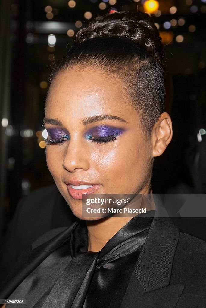 Alicia Keys Sighting In Paris  -  April 13, 2015