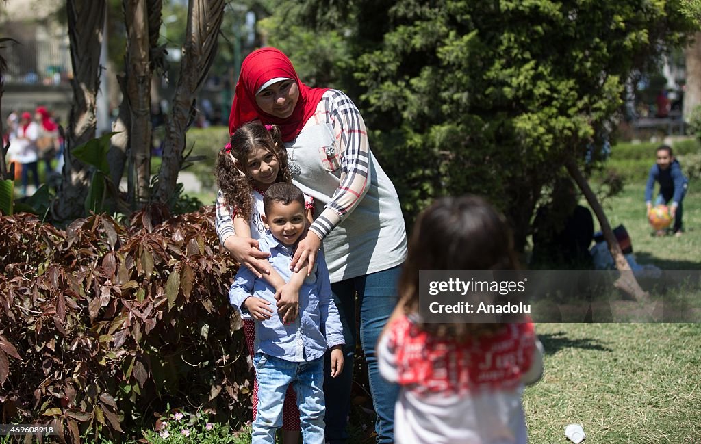 Egyptians celebrate Sham el-Nessim in Cairo