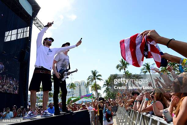 Chase Rice performs onstage at the 2nd day of The Tortuga Music Festival on April 12, 2015 in Fort Lauderdale, Florida.