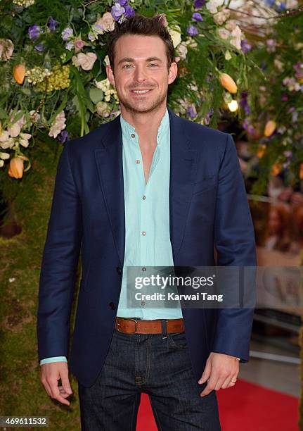 Jules Knight attends the UK premiere of "A Little Chaos" at Odeon Kensington on April 13, 2015 in London, England.