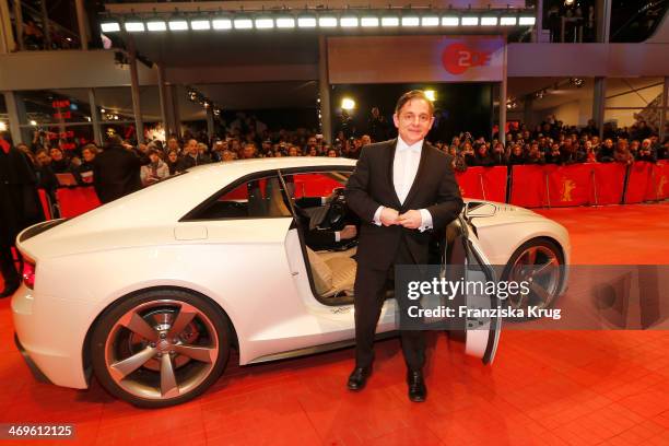 Volker Michalowski attends the closing ceremony during the 64th Berlinale International Film Festival at Berlinale Palast on February 15, 2014 in...