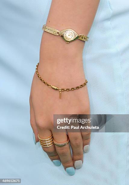 Actress Bella Thorne attends the Cartoon Network's Hall Of Game Awards at Barker Hangar on February 15, 2014 in Santa Monica, California.