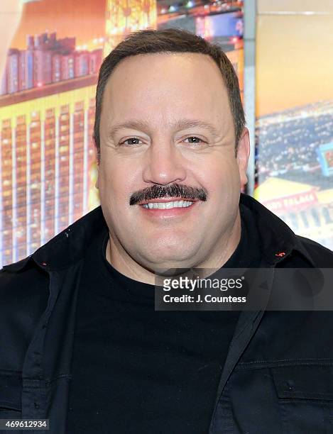 Actor Kevin James attends The Moms "Paul Blart: Mall Cop 2" Screening at AMC Loews Lincoln Square 13 on April 13, 2015 in New York City.
