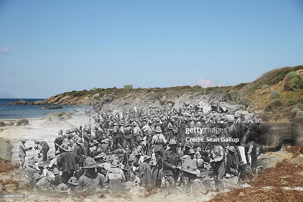 Gallipoli Campaign: Overlay Images Show Then And Today