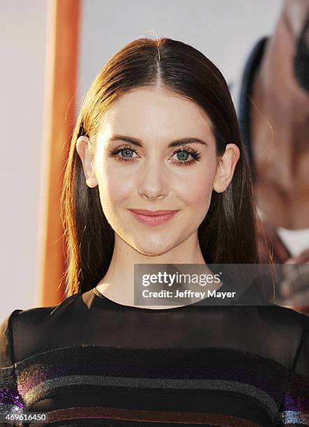 Actress Alison Brie attends the 'Get Hard' Los Angeles premiere held at the TCL Chinese Theatre IMAX on March 25, 2015 in Hollywood, California.