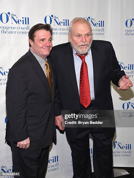 Actor and Honoree Nathan Lane and Brain Dennehy attend the The Eugene O'Neill Theater Center Honors Nathan Lane With 15th Annual Monte Cristo Award -...