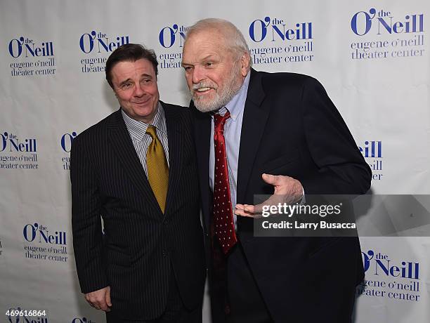 Actor and Honoree Nathan Lane and Brain Dennehy attend the The Eugene O'Neill Theater Center Honors Nathan Lane With 15th Annual Monte Cristo Award -...
