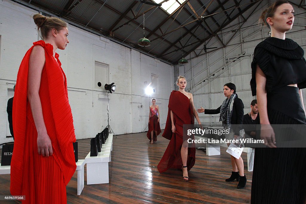 Michael Lo Sordo - Backstage - Mercedes-Benz Fashion Week Australia 2015