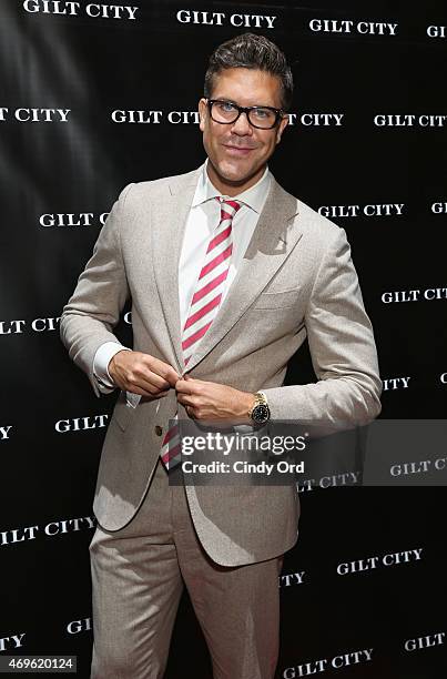 Fredrik Eklund attends the Gilt City celebration of his new book "The Sell: The Secrets Of Selling Anything To Anyone" on April 13, 2015 in New York...