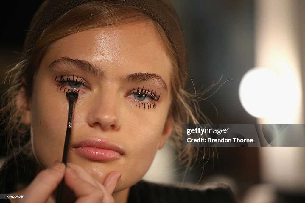 Ginger & Smart - Backstage - Mercedes-Benz Fashion Week Australia 2015