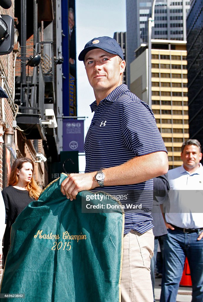 Celebrities Visit "Late Show With David Letterman" - April 13, 2015