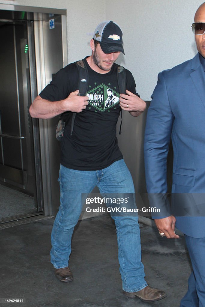 Celebrity Sightings In Los Angeles - April 13, 2015