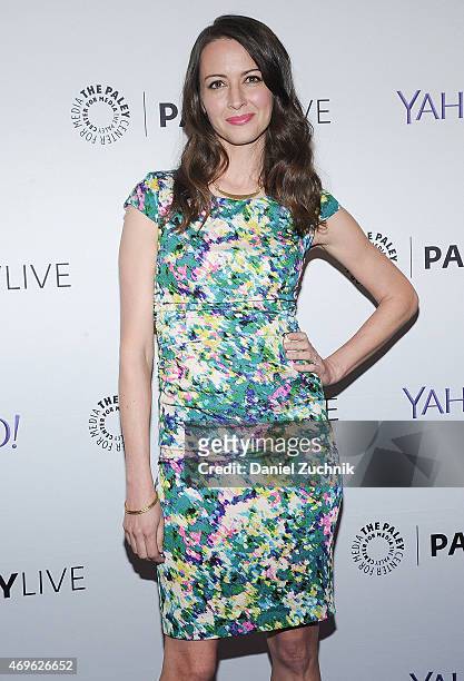 Actress Amy Acker attends The Paley Center For Media Hosts An Evening With "Person Of Interest" at The Paley Center for Media on April 13, 2015 in...