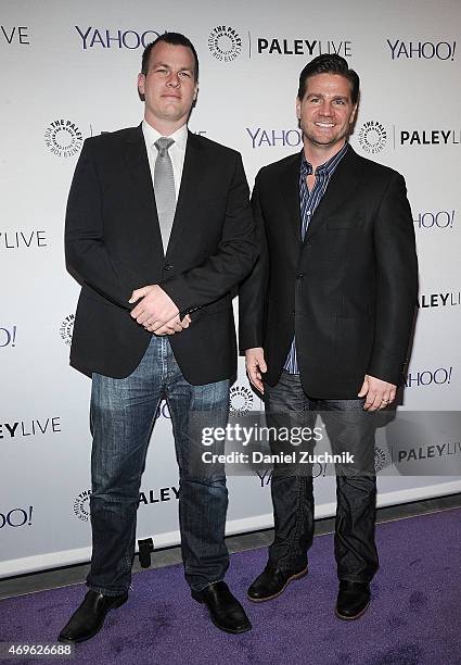 Executive Producers Jonanthan Nolan and Greg Plageman attend The Paley Center For Media Hosts An Evening With "Person Of Interest" at The Paley...