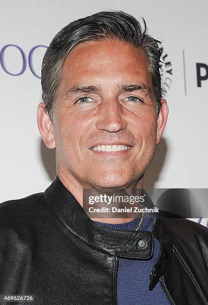 Jim Caviezel attends The Paley Center For Media Hosts An Evening With "Person Of Interest" at The Paley Center for Media on April 13, 2015 in New...