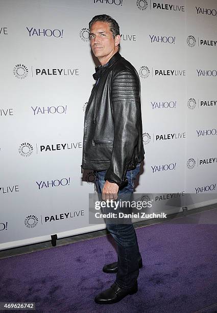 Jim Caviezel attends The Paley Center For Media Hosts An Evening With "Person Of Interest" at The Paley Center for Media on April 13, 2015 in New...