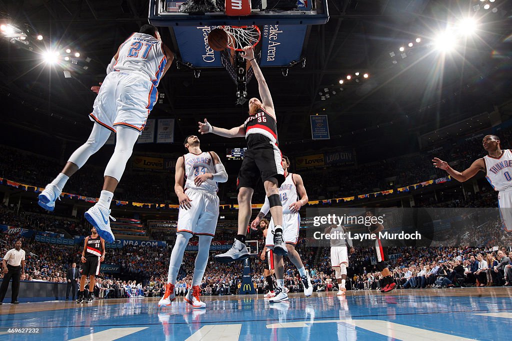 Portland Trail Blazers v Oklahoma City Thunder