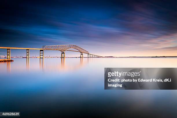 key bridge 2014 - baltimore - maryland stockfoto's en -beelden
