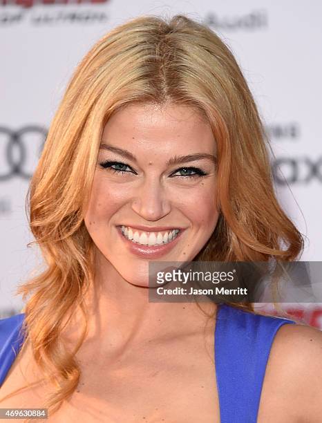Actress Adrianne Palicki attends the premiere of Marvel's "Avengers: Age Of Ultron" at Dolby Theatre on April 13, 2015 in Hollywood, California.