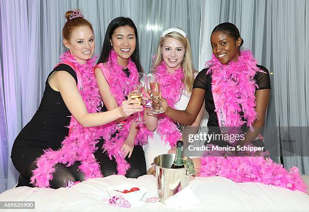 General view of atmosphere at the W Hotels Collaboration With will.i.am & Ekocycle Kick Off at W New York on April 13, 2015 in New York City.