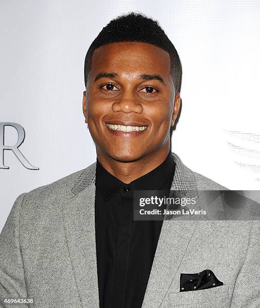 Actor Cory Hardrict attends the premiere of "Brotherly Love" at SilverScreen Theater at the Pacific Design Center on April 13, 2015 in West...