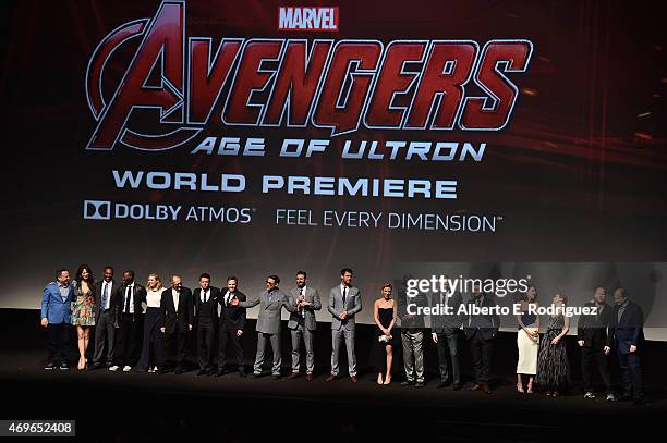 World Premiere Of Marvel's "Avengers: Age Of Ultron" - Red Carpet, News Photo