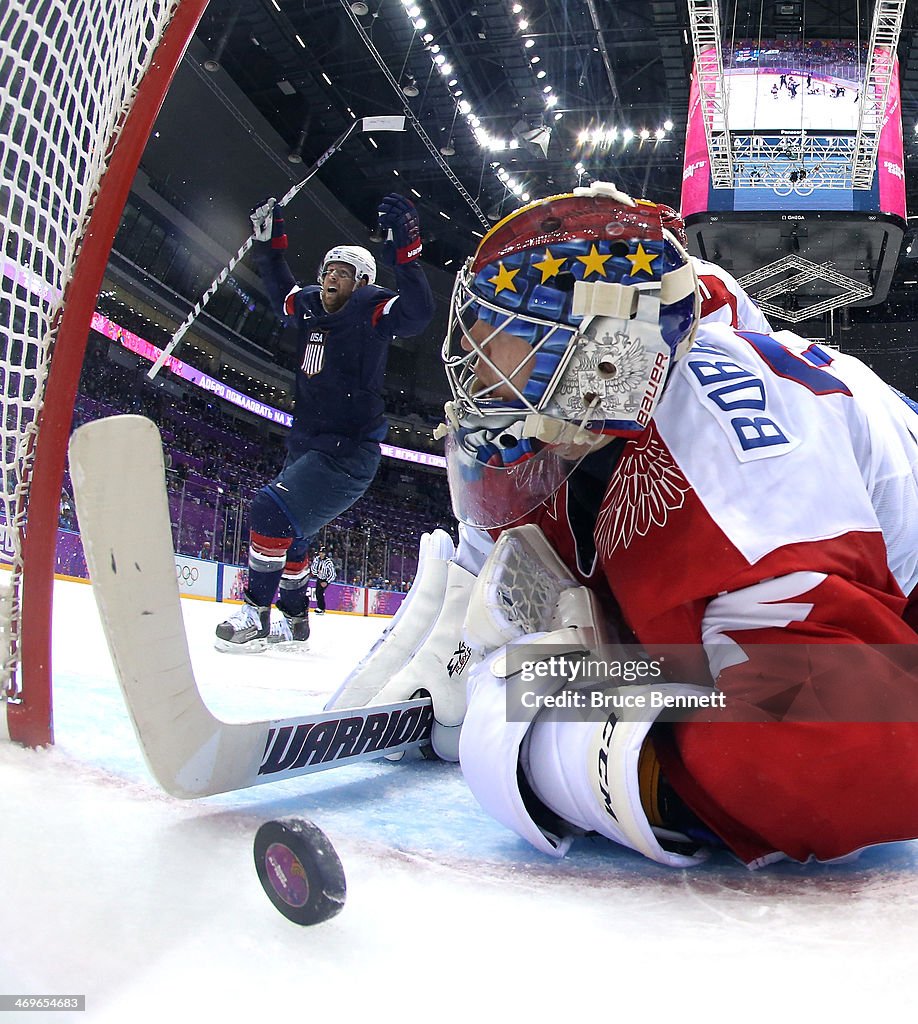 Ice Hockey - Winter Olympics Day 8 - United States v Russia