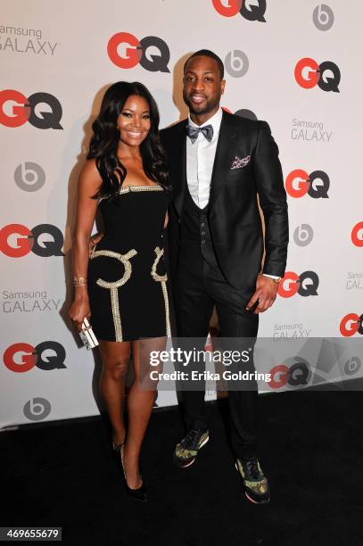 Actress Gabrielle Union and Miami Heat Shooting Guard Dwyane Wade attend GQ & LeBron James NBA All Star Party sponsored by Samsung Galaxy and Beats...
