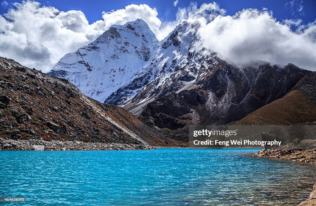 Ama Dablam Lake, Sagarmatha NP, Khumbu, Nepal