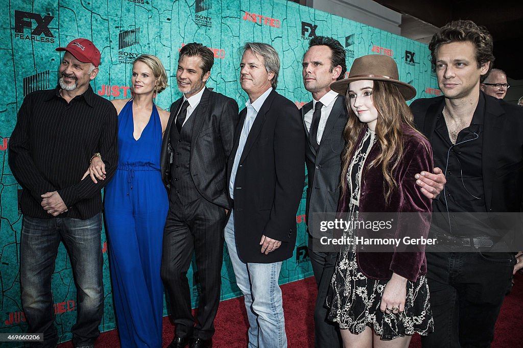 Premiere Of FX's "Justified" Series Finale - Arrivals