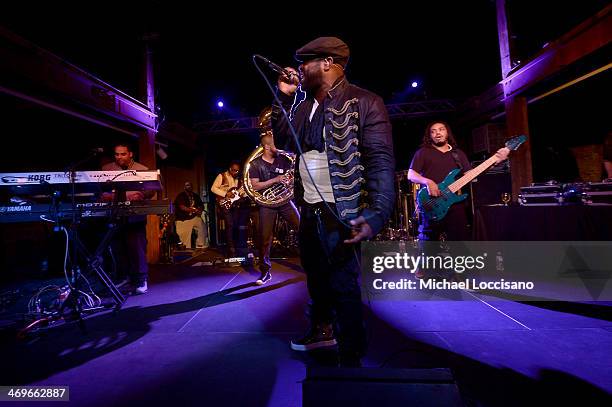 Black Thought and The Roots perform at GQ & LeBron James NBA All Star Party Sponsored By Samsung Galaxy And Beats at Ogden Museum's Patrick F. Taylor...