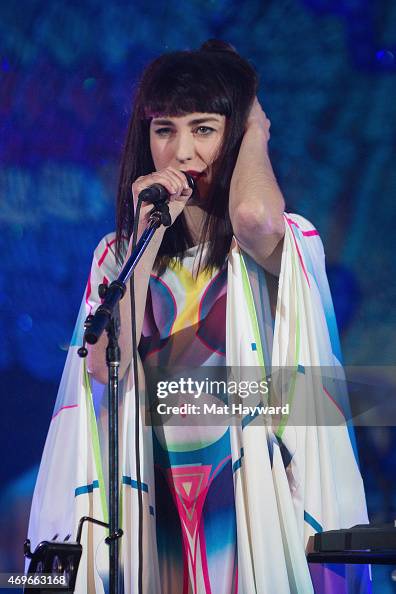 Kimra Castleton Kimbra performs on stage at The Neptune Theatre on April 13, 2015 in ...
