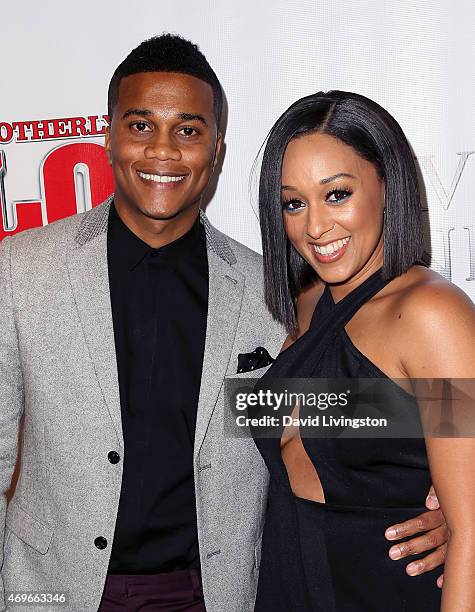Actors/husband & wife Cory Hardrict and Tia Mowry-Hardrict attend the premiere of "Brotherly Love" at SilverScreen Theater at the Pacific Design...