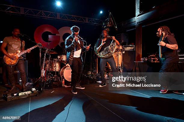 Black Thought and The Roots perform at GQ & LeBron James NBA All Star Party Sponsored By Samsung Galaxy And Beats at Ogden Museum's Patrick F. Taylor...
