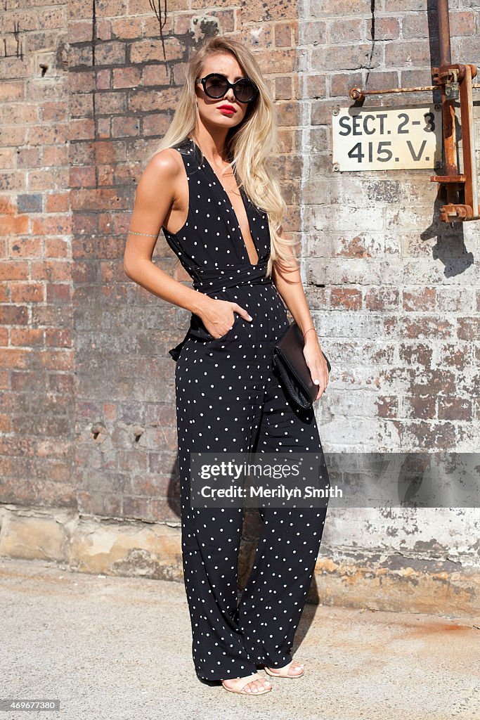 Street Style - Mercedes-Benz Fashion Week Australia 2015