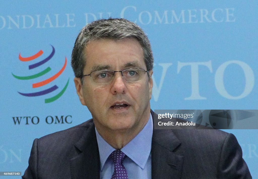 Director-General of the World Trade Organization Roberto Azevedo...