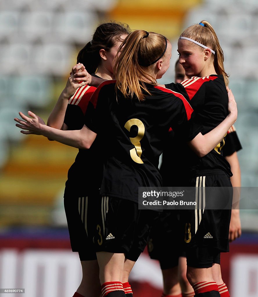 U17 Girl's Italy v U17 Girl's Germany - UEFA Under17 Women's Elite Round