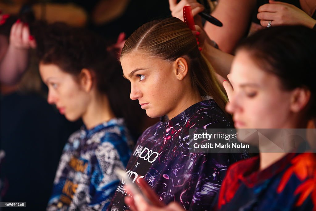 We Are Handsome - Backstage - Mercedes-Benz Fashion Week Australia 2015