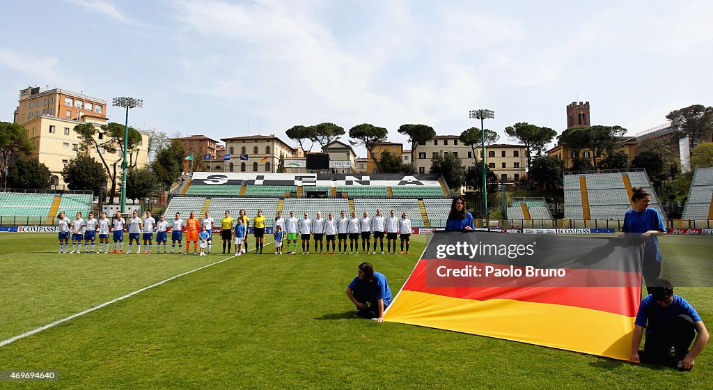 U17 Girl's Italy v U17 Girl's Germany - UEFA Under17 Women's Elite Round