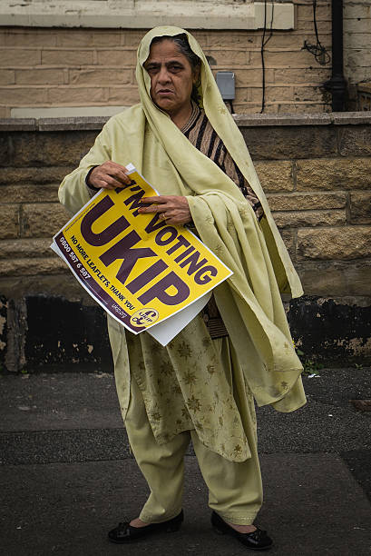 GBR: Bradford's UKIP Candidate Owais Rajput Canvasses For Votes