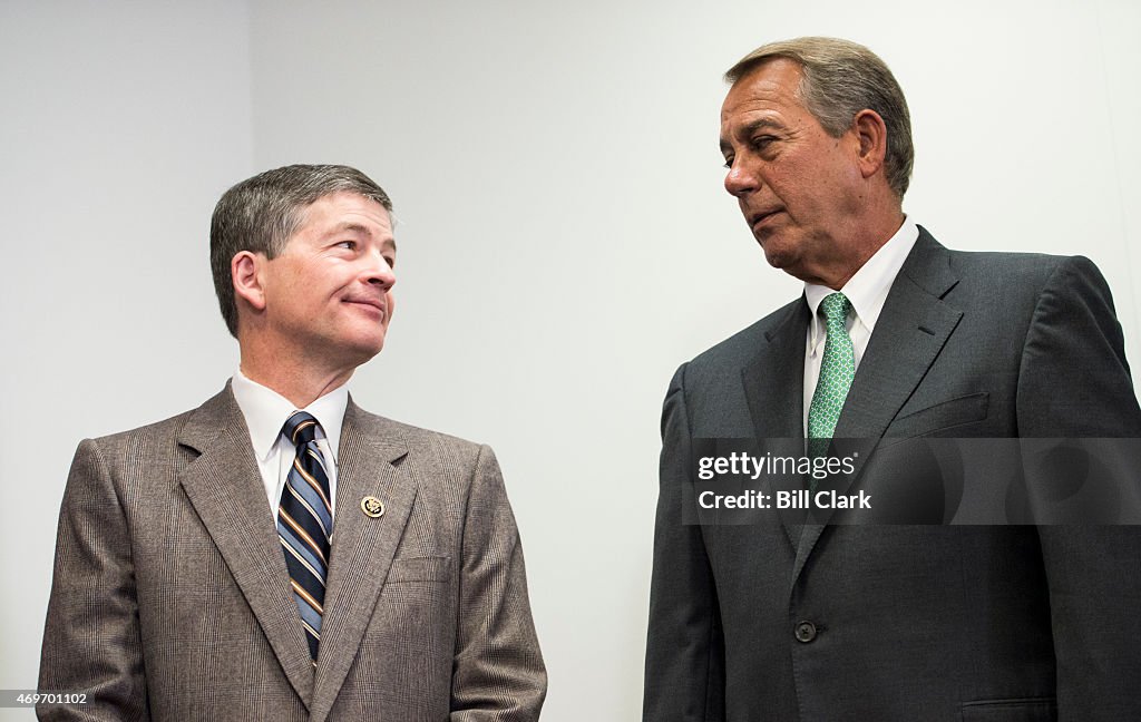 Speaker of the House John Boehner and Rep. Jeb Hensarling