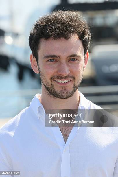 George Blagden attends the 'Versailles' photocall as part of MIPTV 2015 on April 14, 2015 in Cannes, France.