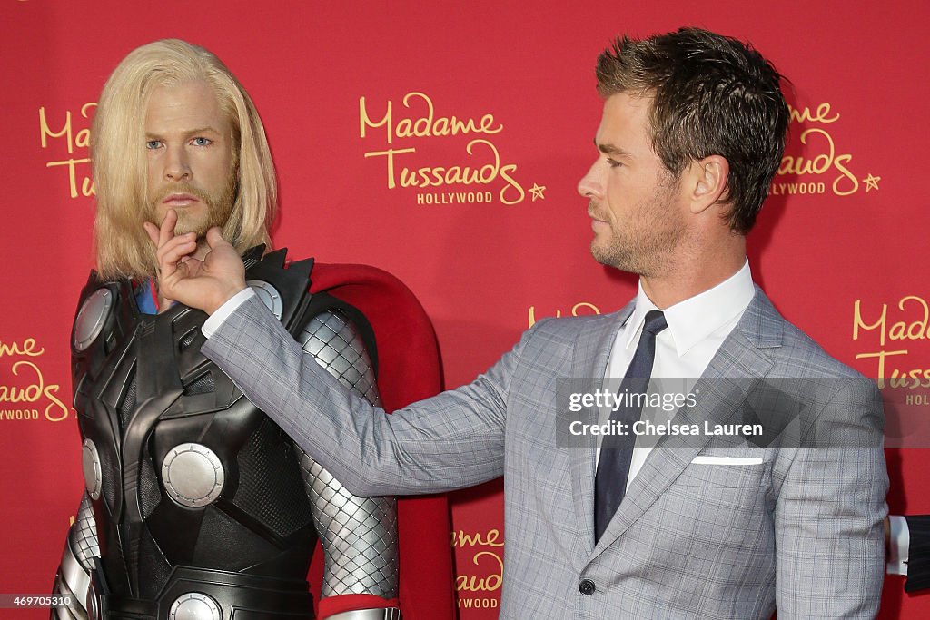 Madame Tussauds Hollywood Bring Figures For "Avengers: Age Of Ultron" Premiere