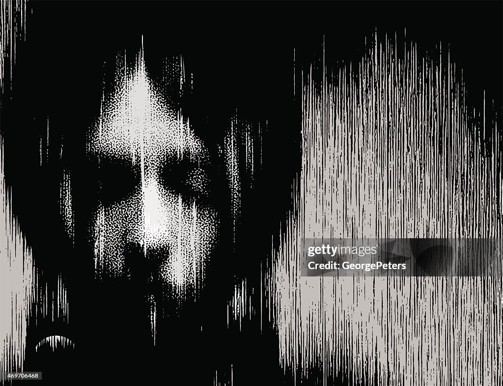 Mujer retrato fantasma