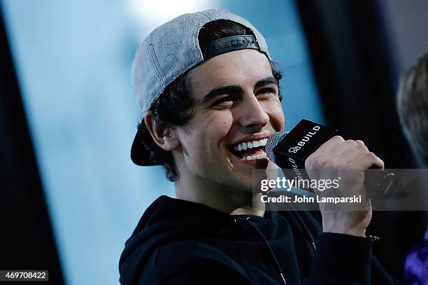 Jack Gilinsky visits AOL Build at AOL Studios In New York on April 14, 2015 in New York City.