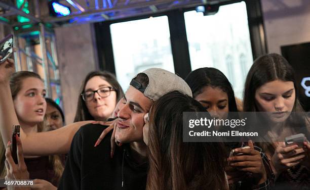 Jack Gilinsky at AOL Studios In New York on April 14, 2015 in New York City.