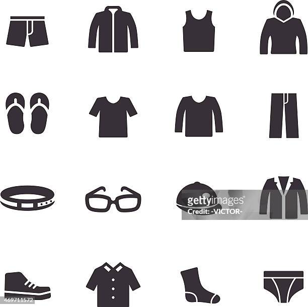 kleidung symbole-acme series - jacket stock-grafiken, -clipart, -cartoons und -symbole