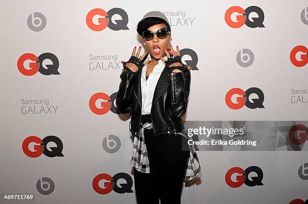 Janelle Monae attends GQ & LeBron James NBA All Star Party sponsored by Samsung Galaxy and Beats at Ogden's Museum's Patrick F. Taylor Library on...