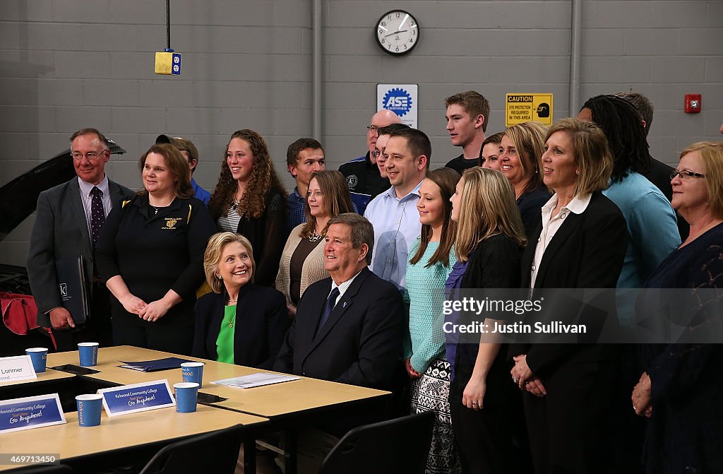 Hillary Clinton Begins Presidential Campaign In Iowa